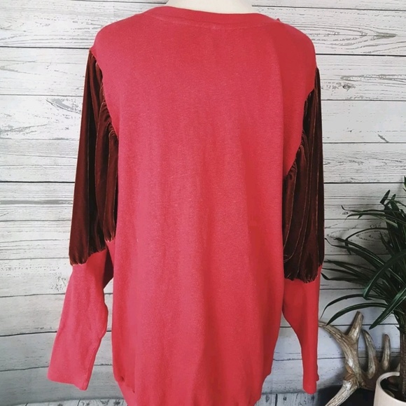 Multifabric long sleeve sweater - Picture 3 of 5